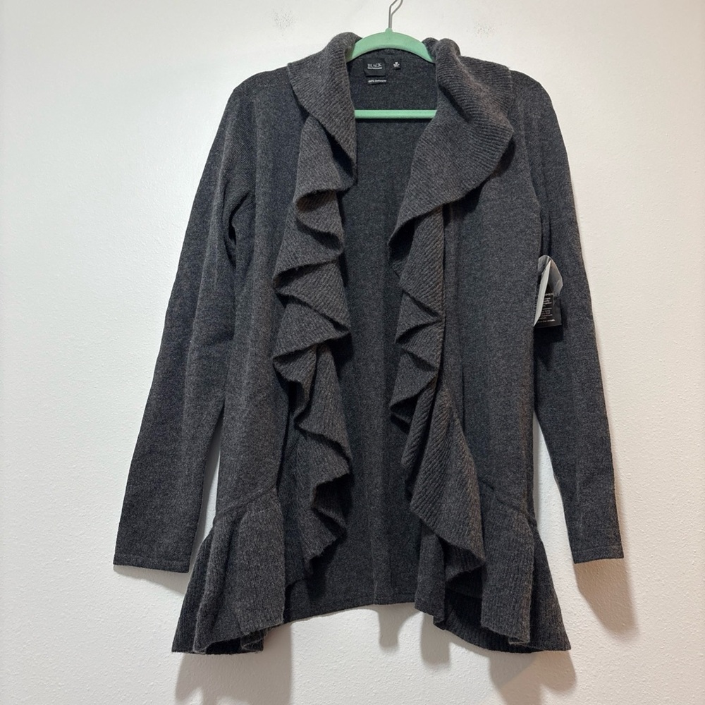 Saks Fifth Avenue 100% Cashmere Open Front Cardigan